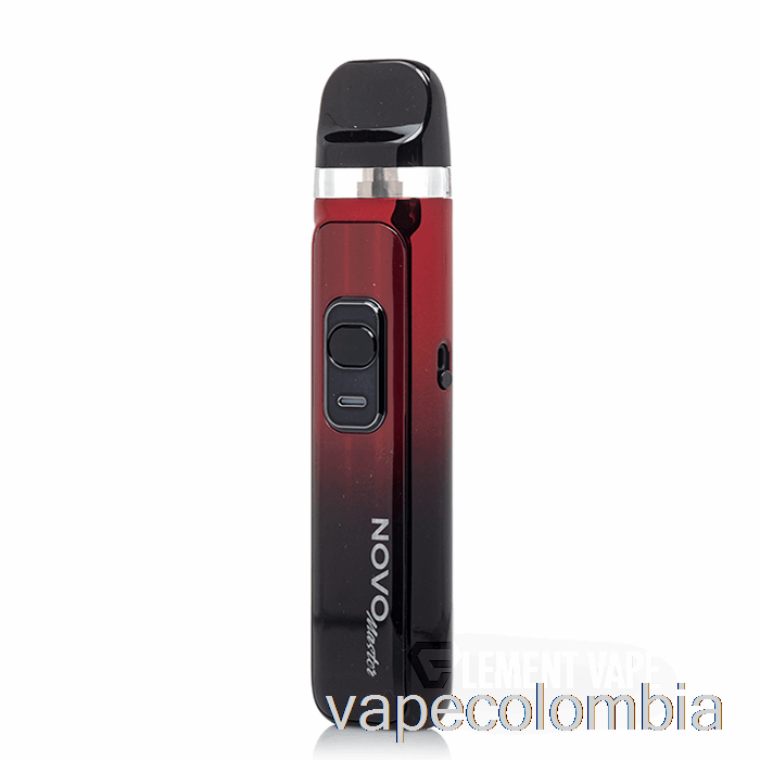 Kit Completo De Vapeo Smok Novo Master 30w Pod System Rojo Negro